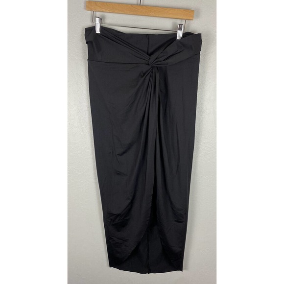 NWT Skims Swim Sarong Maxi Skirt Size XL in Onyx Black - Picture 1 of 6